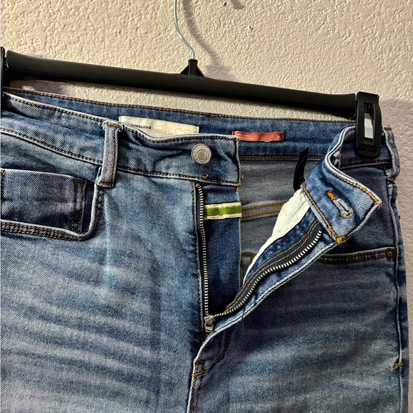 Anthropologie Pilcro High Rise Cigarette Slim Straight Raw Hem Jeans Size 28 - Picture 10 of 16